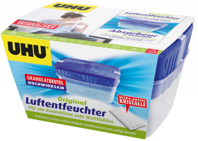 UHU absorbeur d'humidité, sachet de recharge, contenu: 1000g