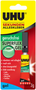 UHU colle instantanée SUPERFLEX GEL, tube de 3 g