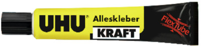 UHU Colle forte universelle FLEX + CLEAN, transparent, 42 g,