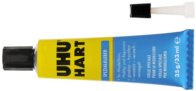 UHU colle spéciale hart, contient du solvant, tube de 35 g