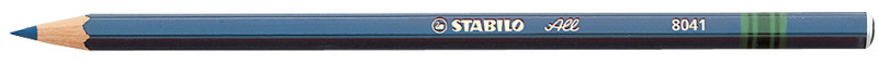 STABILO Crayon de couleur/crayon graphite ALL, bleu,