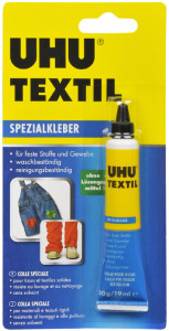 UHU colle spéciale TEXTIL, sans solvant, 20 g dans un tube