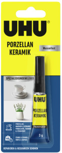 UHU colle instantanée spéciale PORCELAINE CERAMIQUE, tube 3g