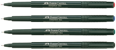 FABER-CASTELL Stylo feutre extra-fin FINEPEN 1511, bleu,