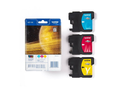 Brother : Cartouche encre LC1100 3 couleurS