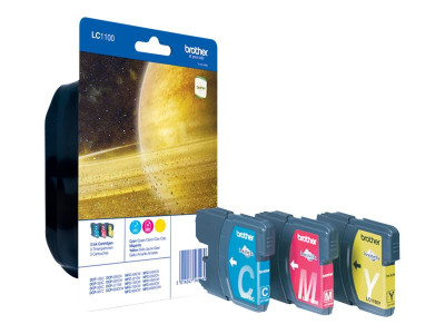 Brother : Cartouche encre LC1100 3 couleurS