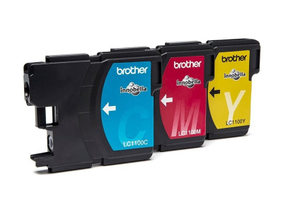 Brother : Cartouche encre LC1100 3 couleurS