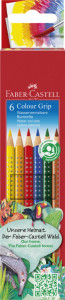 FABER-CASTELL Crayons de couleur Colour GRIP, étui de 12