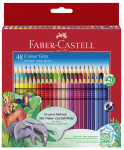 FABER-CASTELL Crayons de couleur Colour GRIP, étui de 24