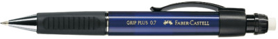 FABER-CASTELL Porte-mine GRIP PLUS 1307, noir-métallique