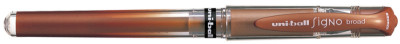 uni-ball Stylo roller à encre gel SIGNO broad UM-153, bronze