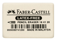 FABER-CASTELL gomme en caoutchouc 7041-40, blanc
