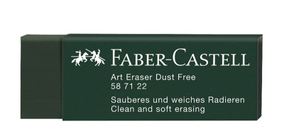 FABER-CASTELL Gomme en plastique DUST-FREE, gris