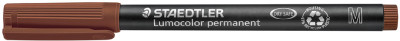 STAEDTLER Marqueur permanent 317M Lumocolor, rouge, largeur