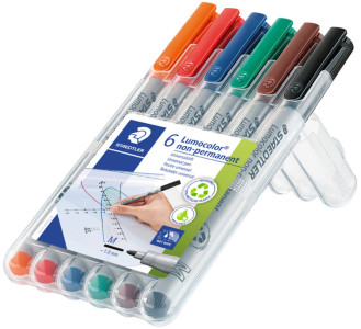 STAEDTLER Marqueur non-permanent 315M Lumocolor,  étui de 4