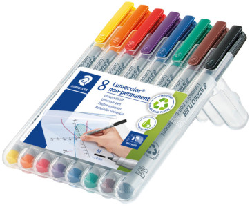 STAEDTLER Marqueur non-permanent 315M Lumocolor,  étui de 4