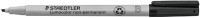 STAEDTLER Marqueur non permanent 312B Lumocolor, noir STAEDTLER Marqueur non permanent 312B Lumocolor, noir