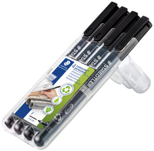 STAEDTLER Lumocolor Marqueur permanent 318F, étui de 6