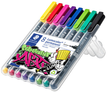 STAEDTLER Lumocolor Marqueur permanent 318F, étui de 6