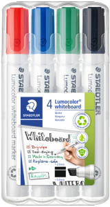 STAEDTLER  Marqueur pour tableau blanc lumocolor 351B, étui