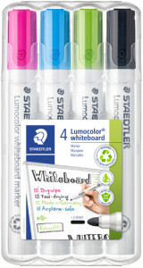 STAEDTLER  Marqueur pour tableau blanc lumocolor 351, étui