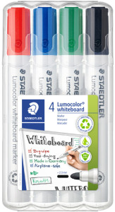 STAEDTLER  Marqueur pour tableau blanc lumocolor 351, étui