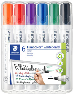 STAEDTLER  Marqueur pour tableau blanc lumocolor 351, étui