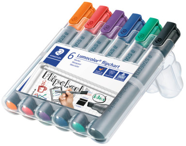 STAEDTLER Marqueur pour tableau papier lumocolor 356B, étui