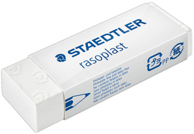 STAEDTLER Gomme en plastique rasoplast 526 B40, blanc