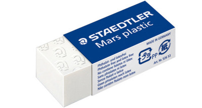 STAEDTLER Gomme en plastique Mars plastic, blanc