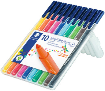 STAEDTLER feutre de coloriage triplus BRILLIANT COLOURS