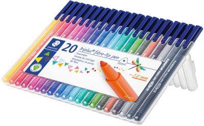 STAEDTLER feutre de coloriage triplus BRILLIANT COLOURS