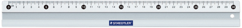 STAEDTLER Règle en métal, en aluminium, 150 mm