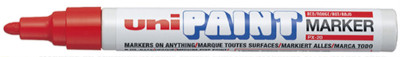 uni-ball Marqueur permanent PAINT PX-20, jaune