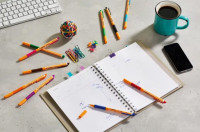 STABILO Stylo à encre gel pointVisco, rouge, largeur du