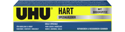 UHU Spezialkleber HART, lösemittelhaltig, 125 g in Tube
