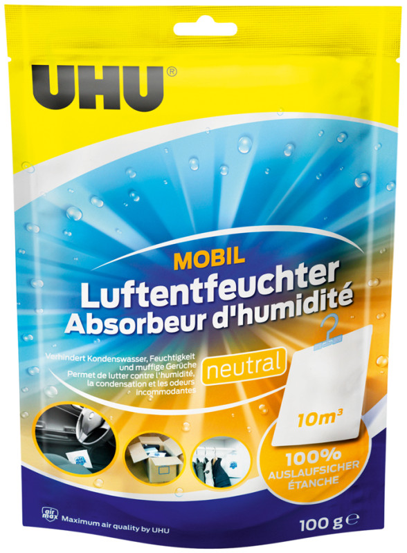 UHU absorbeur d'humidité airmax mobil, 100 g