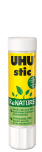 UHU Bâton de colle stic ReNature, sans solvants, 21 g, tube