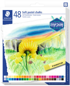 STAEDTLER craies pastels tendres karat, étui en carton de 12