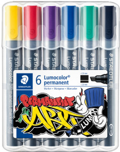 STAEDTLER Lumocolor Marqueur permanent 350, étui de 8