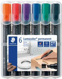 STAEDTLER Lumocolor Marqueur permanent 350, étui de 8