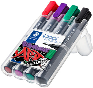 STAEDTLER Lumocolor Marqueur permanent 352, étui de 8