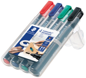 STAEDTLER Lumocolor Marqueur permanent 352, étui de 8