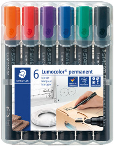 STAEDTLER Lumocolor Marqueur permanent 352, étui de 8