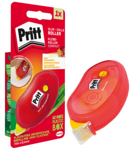 Pritt roller de colle Compact, permanent, 8,4 mm x 10 m