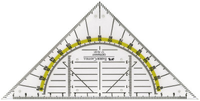 FABER-CASTELL équerre rapporteur BK 25 petite, sans poignée