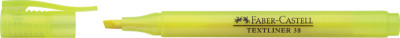 FABER-CASTELL Surligneur TEXTLINER 38, jaune