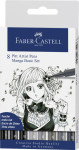FABER-CASTELL Feutre PITT artist pen, kit Manga Basic FABER-CASTELL Feutre PITT artist pen, kit Manga Basic