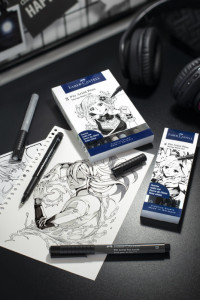 FABER-CASTELL Feutre PITT artist pen, kit Manga Basic