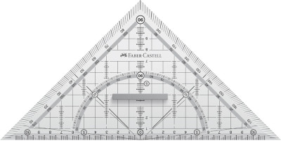 FABER-CASTELL Equerre géométrique GRIP grand, avec poignée